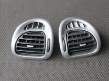 CITROEN XSARA PICASSO (00-10) PAIR 2x DASH HEATER AIR VENTS SILVER