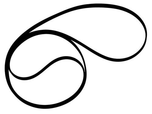 Turntable drive belt for - drive,