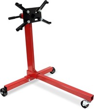 750LBS Engine Stand 360° Rotating Head Adjustable Motor Stand with Arms Wheel