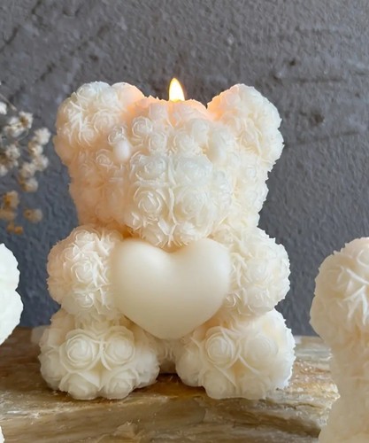 Silicone mold for - candles, and