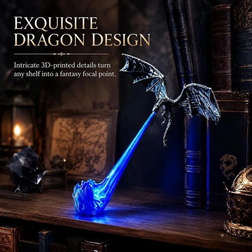 Fire breathing dragon night - fire‑breathing,
