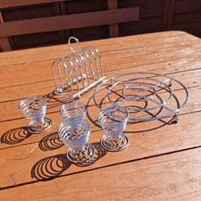 VINTAGE SILVER COLOURED SPIRAL