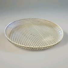Modernist French Rigituelle Metal Tray attributed to Mathieu Matégot, 1950s MCM
