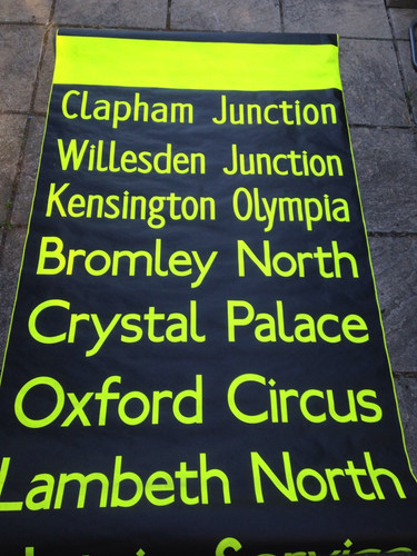 Large london bus - large, destination