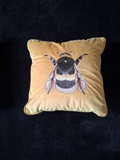 Pair of Ochre Yellow Velvet