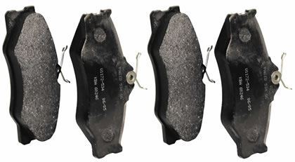 Front brake pads crescent - brake,
