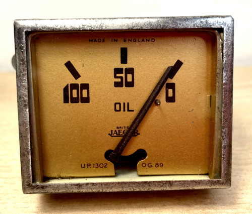 British jaeger oil pressure - oil,