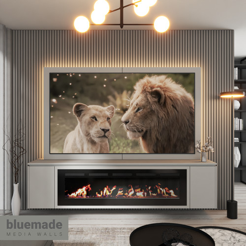 2200mm media wall - 2200mm, tv
