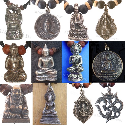 Buddha necklace pendant - necklace,