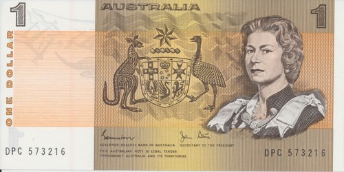Australian one dollar paper - australian,