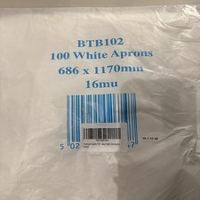 Disposable Aprons - White - 16