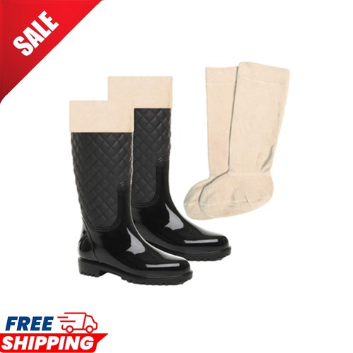 Ladies womens fleece wellie - ladies,