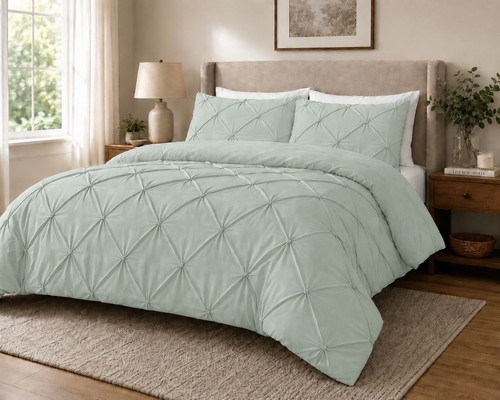 Pintuck duvet set bedding - pintuck,