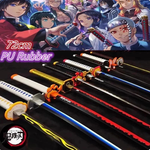 Bamboo anime sword - bamboo, demon