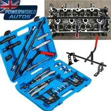 39pcs Cylinder Head Service Tool Set Valve Spring Compressor Removal Installer