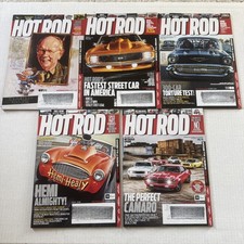 5 Issues of HOT ROD MAGAZINE 7/2014, 9/2014, 02/2015, 05/2016, 06/2016