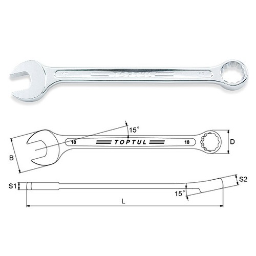 Toptul 12mm offset - toptul,