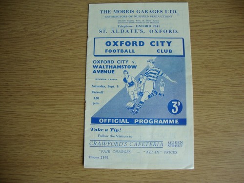 1956 oxford city v - city,