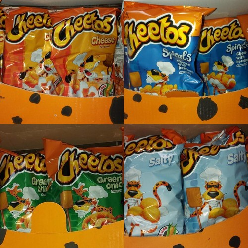 Cheetos crunchy ketchup green - cheetos,