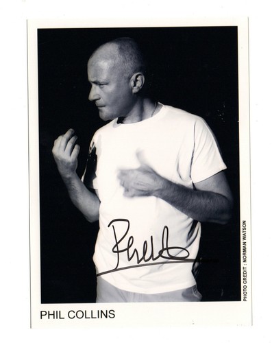 Phil collins genesis signed - collins,