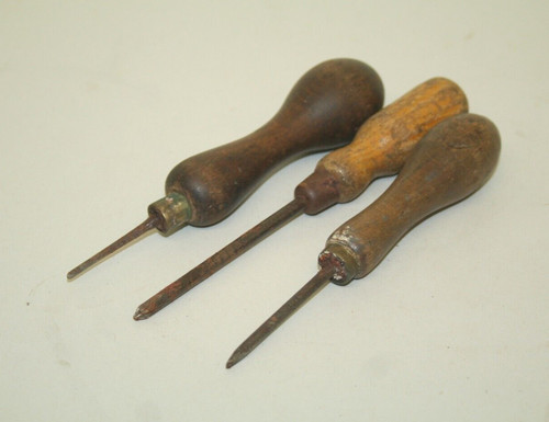 Vintage wooden handled - wooden,