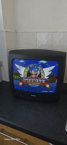 Vintage philips crt tv - 14”,