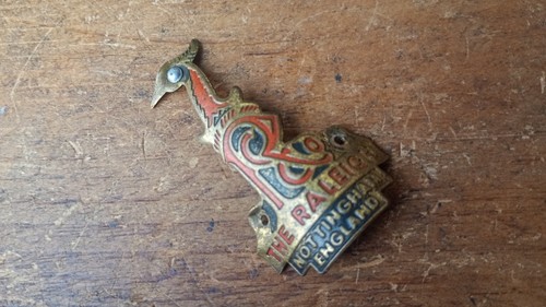 Vintage raleigh head badge - vintage,