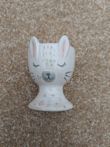 Vintage ceramic rabbit kitten - vintage,