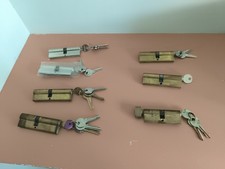 Set Of 7 Cylinder Locks With