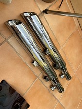 Pair of chrome Cobra USA slash