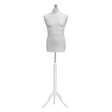 Male white tailors mannequin - male,