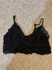 Black lace bralette medium Secret possessions lingerie underwear