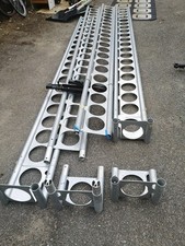 Aluminium stage lighting truss with four 12ft. 6in  sections and 4 corners. 