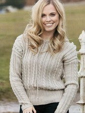 Ladies Knitting Pattern Cable