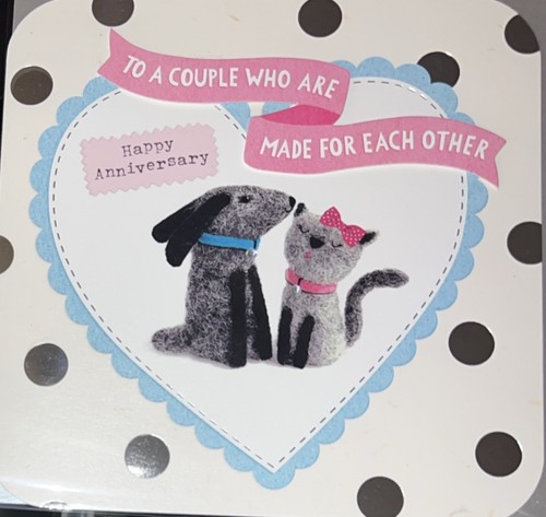 Happy anniversary card - happy,