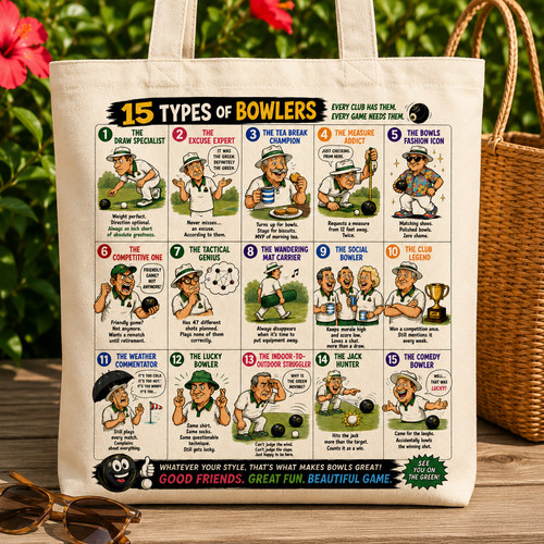 Lawn bowls tote - tote, created