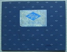 RILEY PATHFINDER Car Prestige Sales Brochure Aug 1955 #H.5511