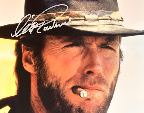 Clint eastwood signed 8x10 - signed, 8x10"