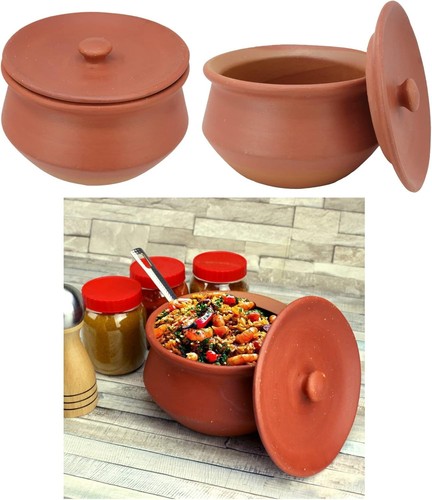 800ml clay ceramic handi - 3, x