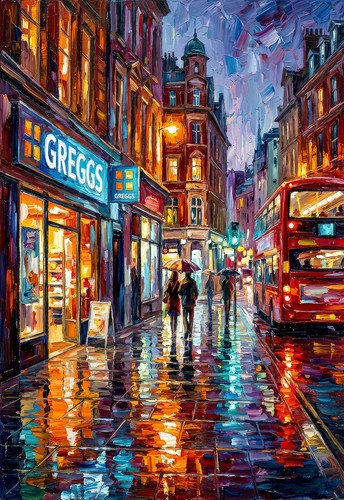 Greggs london store modern - london,