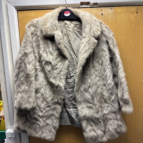 Rabbit fur jacket size - fur, 12