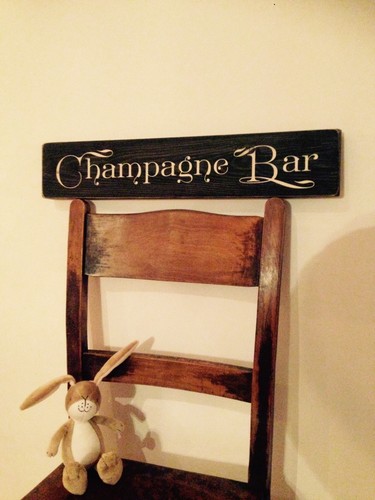 Champagne bar sign gin - sign, &