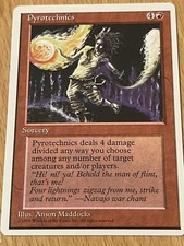 Pyrotechnics - 4th Edition - UNCOMMON - MTG Magic the Gathering