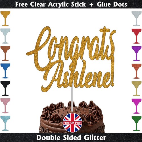 Congratulation cake topper - cake,