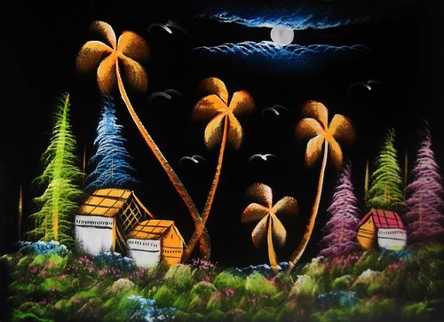 Painting velvet cloth - velvet,