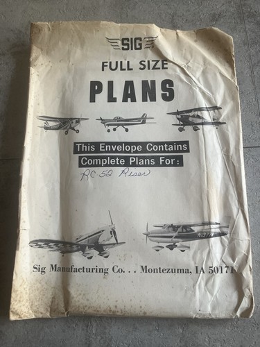 Sig glider balsa - balsa, plan