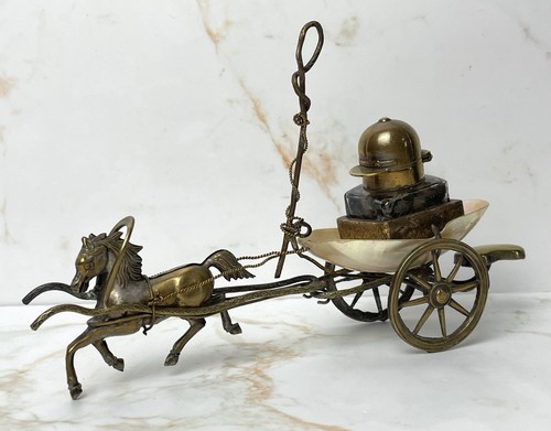 Antique french horse - french, drawn