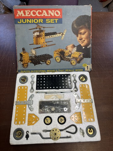 Vintage meccano junior set - set, 1