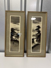 Pair Original Oil Paintings