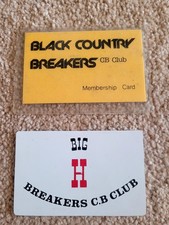 CB radio club membership cards